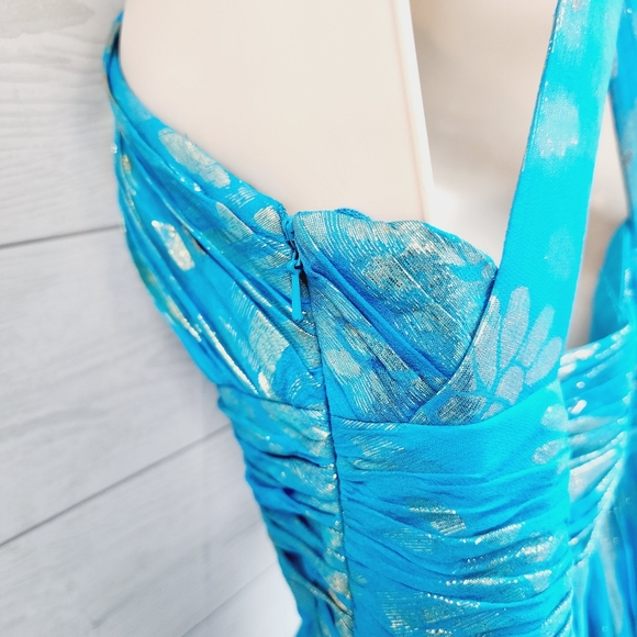 Aidan Mattox Silk Cocktail Dress - Picture 8 of 10